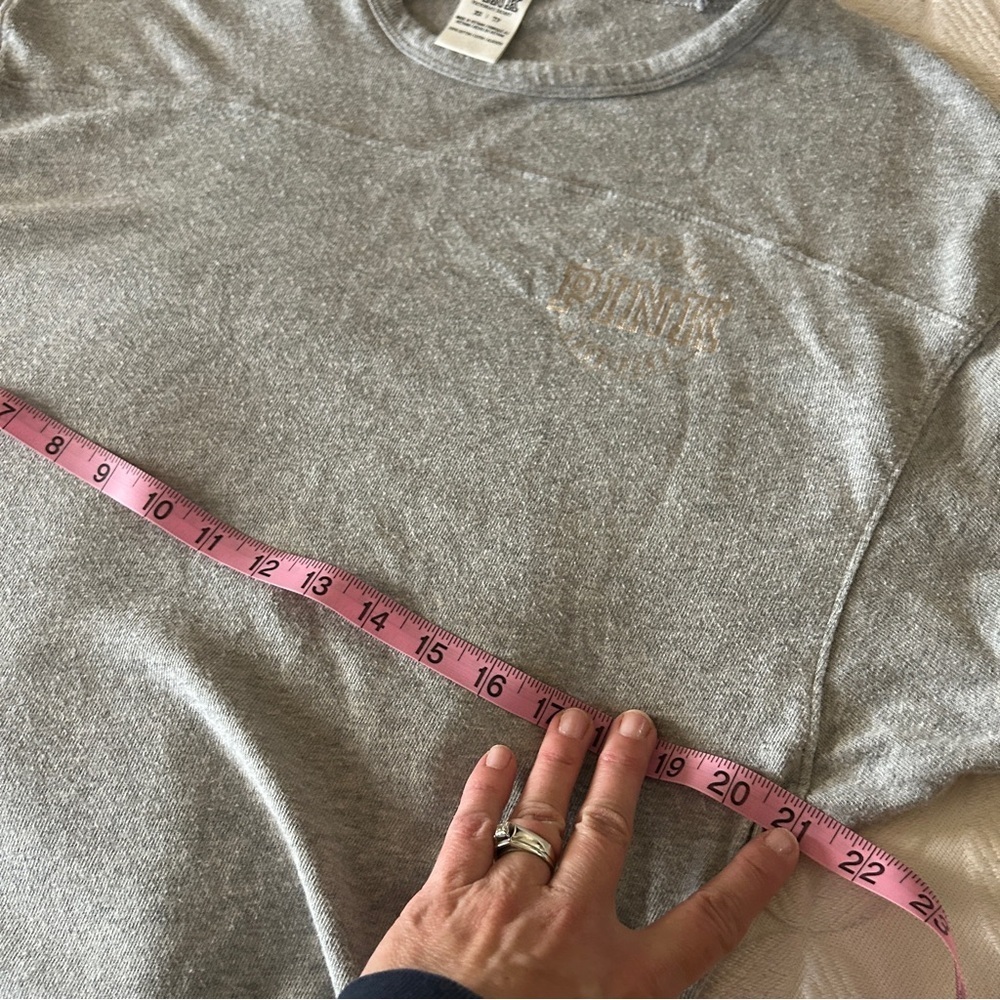 GUC Pink by Victoria’s Secret size XS  dolman sleeve tee. LOVE PINK on sleeves. - Picture 6 of 8